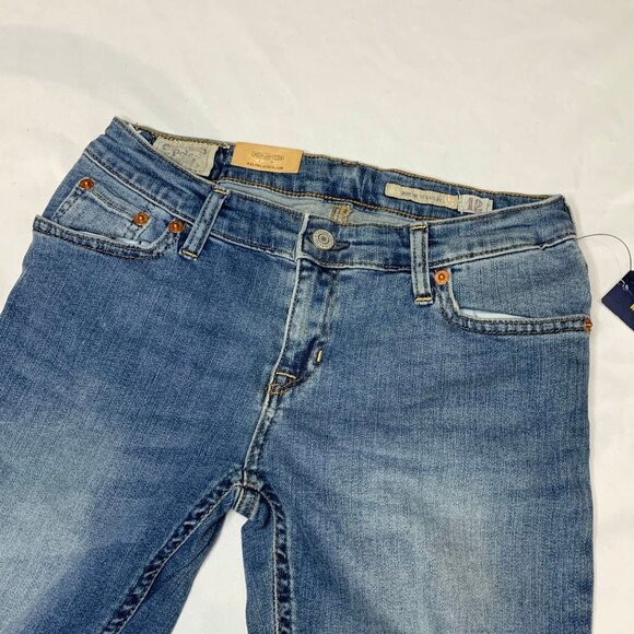 NWT VTG Y2K Polo Ralph Lauren Jeans Women's XS Blue Bowery Straight Low Rise - Picture 5 of 14